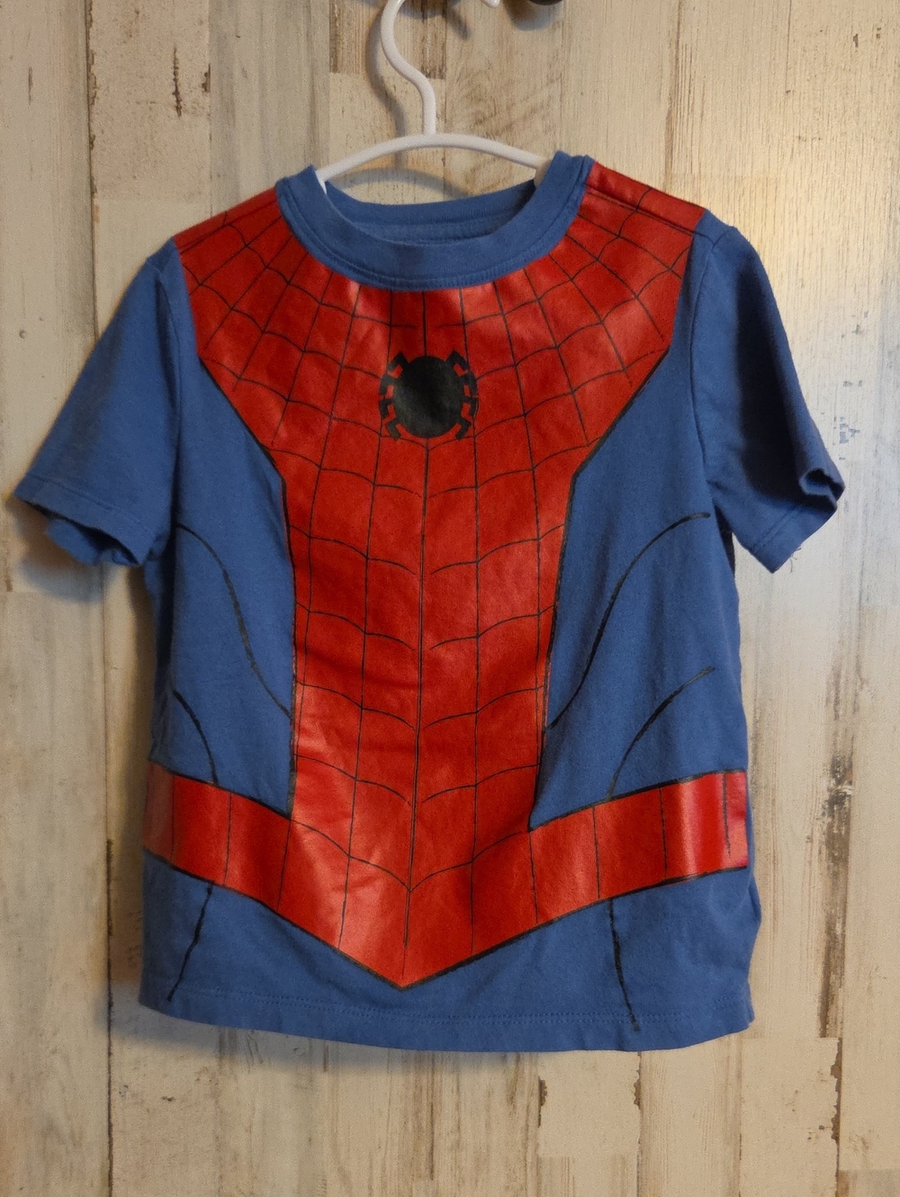 Old Navy Kids Spider Web Costume Tee - Blue and Red